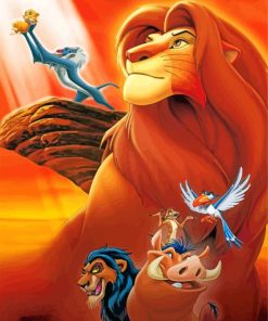 Disney Lion King Cartoon Diamond Painting