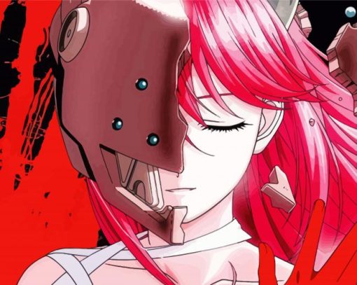 Elfen Lied Anime Diamond Painting