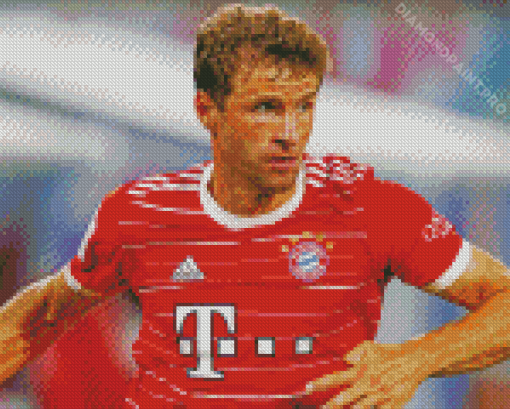 Football Player Thomas Muller Diamond Painting