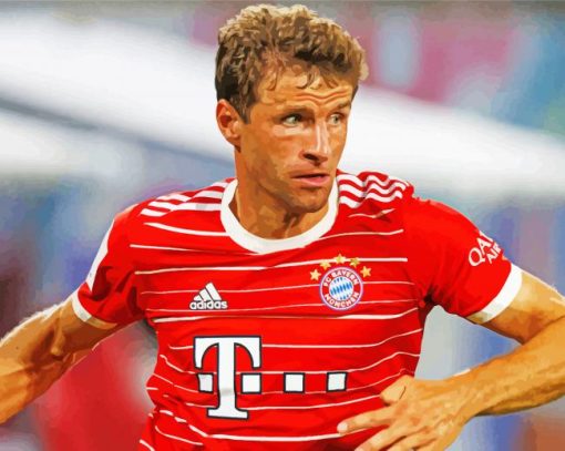 Football Player Thomas Muller Diamond Painting