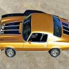 Golden 1970 Chevy Camaro Diamond Painting