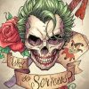 Joker Skull Diamond Painting
