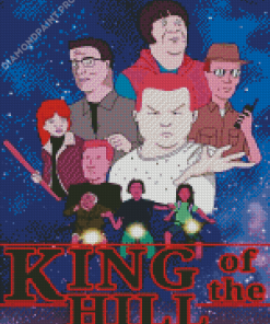 King Of The Hill Animation Poster Diamond Painting