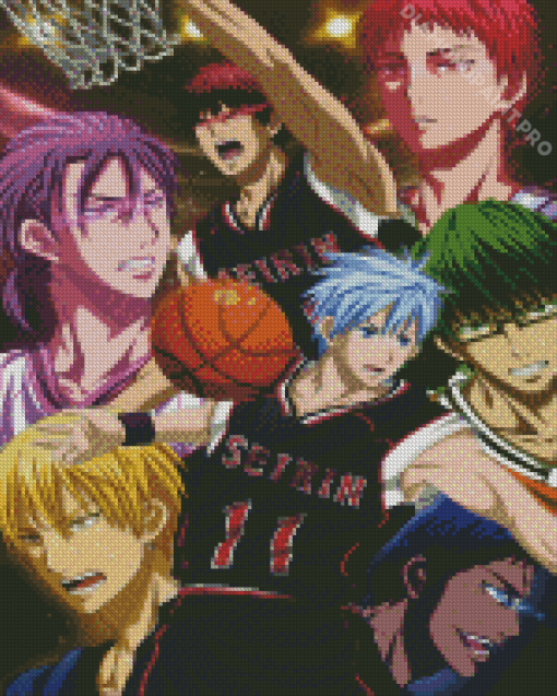 Kurokos Basketball Players Diamond Painting