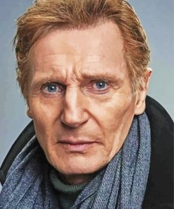 Liam Neeson Face Diamond Painting