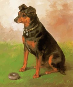 Manchester Terrier Dog Art Diamond Painting
