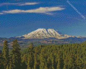 Mount St Helens Landscape Diamond Painting
