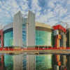 Old Trafford Stadium Reflection Diamond Painting