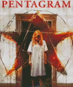 Pentagram Horror Movie Poster Diamond Painting