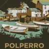 Polperro Cornwall Poster Diamond Painting