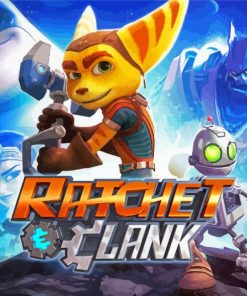 Ratchet And Clank Cartoon Poster Diamond Painting