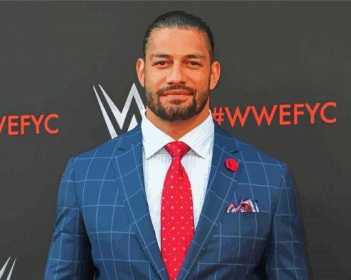 Roman Reigns In Suit Diamond Painting