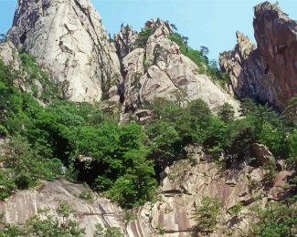 Seoraksan Mountain Diamond Painting