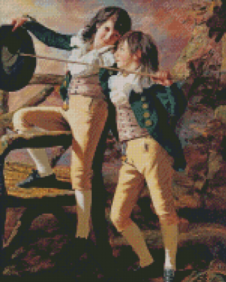 The Allen Brothers By Henry Raeburn Diamond Painting