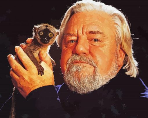 The English Naturalist Gerald Durrell Diamond Painting