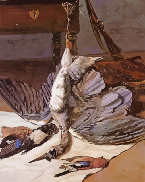 The Heron By Frederic Bazille Diamond Painting