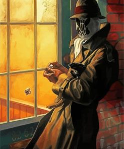 The Watchmen Rorschach Diamond Painting