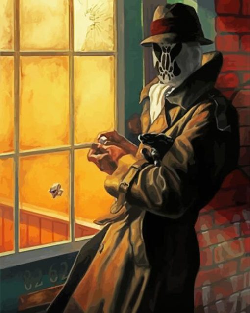 The Watchmen Rorschach Diamond Painting