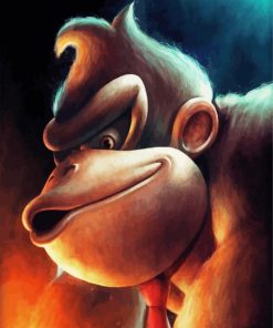 The Donkey Kong Ape Diamond Painting