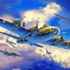 The Memphis Belle B17 Bomber Airplane Diamond Painting