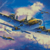 The Memphis Belle B17 Bomber Airplane Diamond Painting