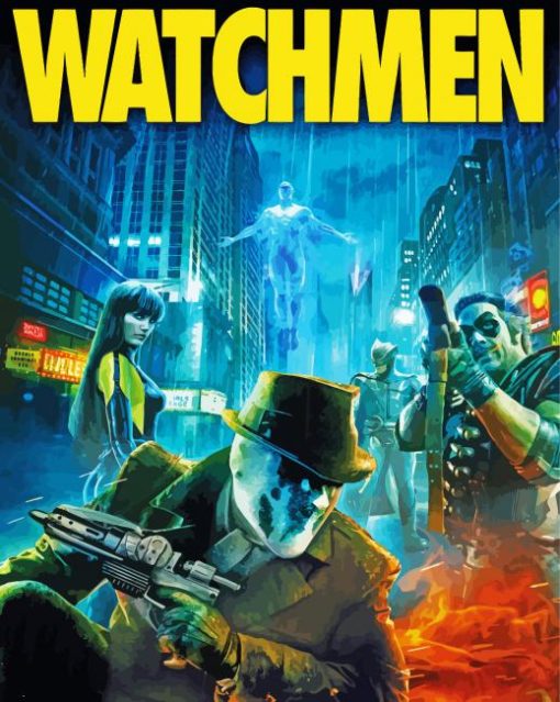 Watchmen Movie Characters Diamond Painting
