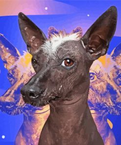 Xolo Dog Head Diamond Painting