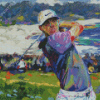 Abstract Rory McIlroy Diamond Painting