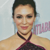 Actress Alyssa Milano Diamond Painting