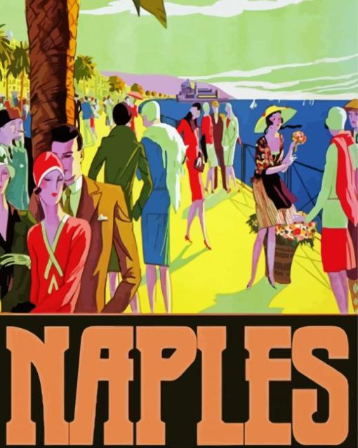 Aesthetic Naples Fl Poster Diamond Painting