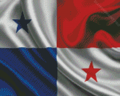 Aesthetic Panama Flag Diamond Painting