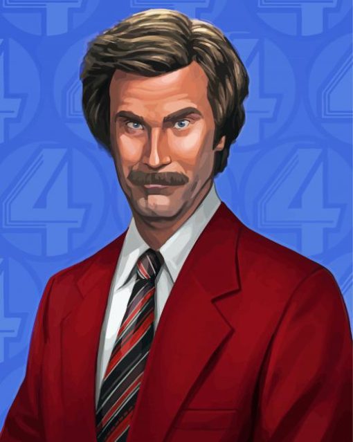 Aesthetic Anchorman Art Diamond Painting