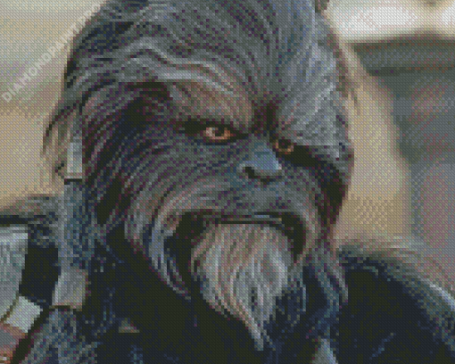 Black Wookiee Star Wars Diamond Painting