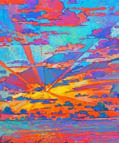 Colorful Sky Erin Hanson Diamond Painting