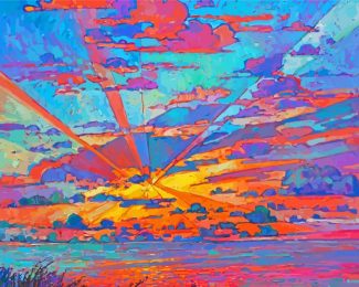 Colorful Sky Erin Hanson Diamond Painting