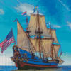 Cool American Tall Ships Diamond Painting