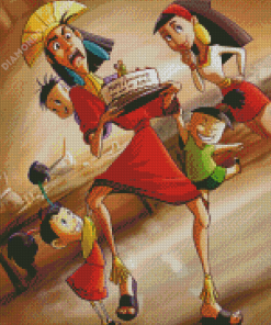 Cool The Emperors New Groove Diamond Painting