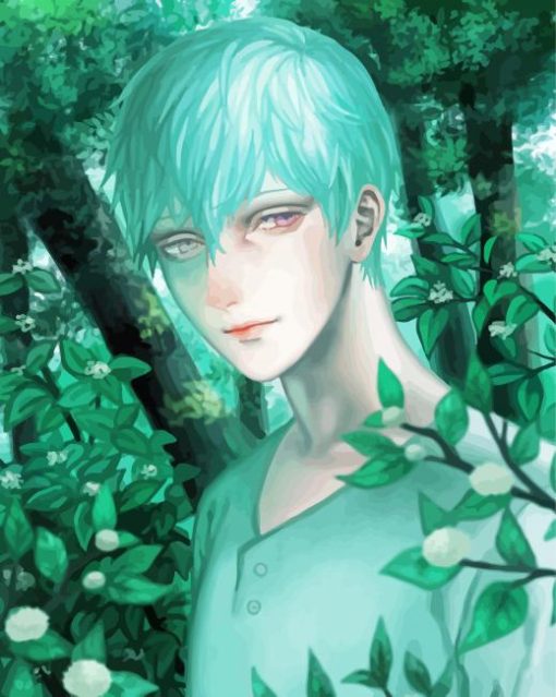 Cool Forest Boy Diamond Painting