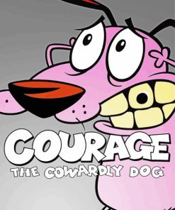 Courage The Cowardly Dig Diamond Painting