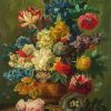 Flowers In A Vase By Paulus Theodorus Diamond Painting