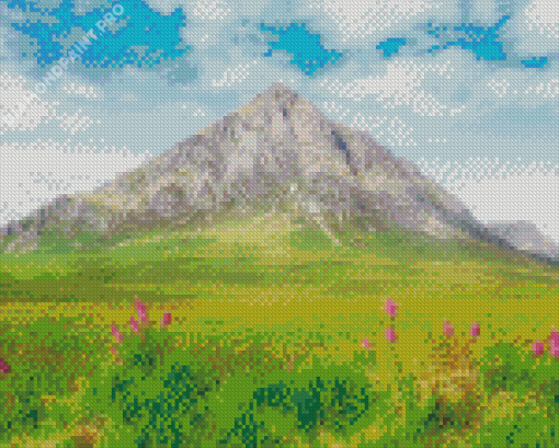 Green Munro Landscape Diamond Painting