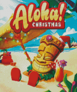 Hawaiian Christmas Game Diamond Painting