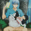 Tetsuya Kuroko And His Puppy Diamond Painting