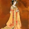 Traditional Girl In China Dress Art Diamond Painting