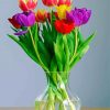 Tulips Floral Vase Diamond Painting