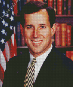 Young Rick Santorum Diamond Painting