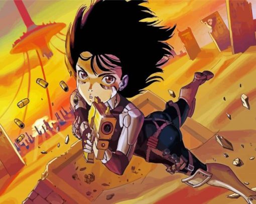 Aesthetic Battle Angel Alita Diamond Painting