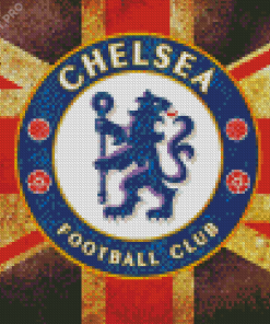 Aesthetic Chelsea Flag Diamond Painting