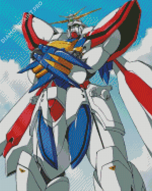 Aesthetic G Gundam Illustration Diamond Paintings