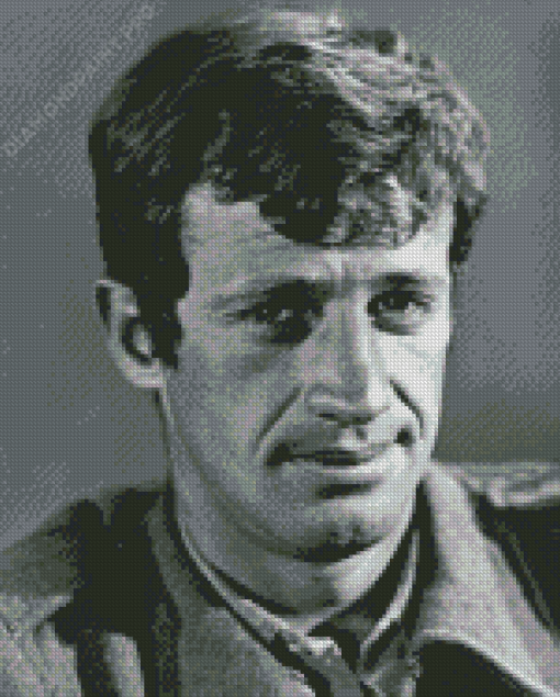 Black And White Jean Paul Belmondo Diamond Paintings